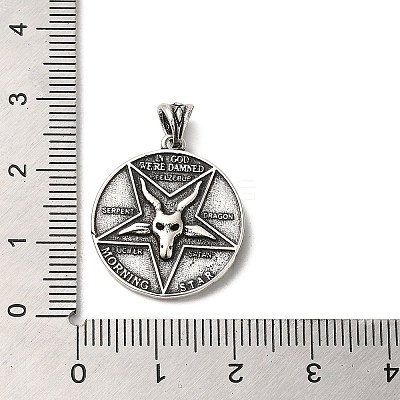 Brass Pendants KK-Z033-17AS-1