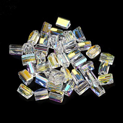 Electroplate Glass Beads EGLA-Z004-05F-1