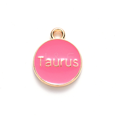 Alloy Enamel Pendants ENAM-S124-01B-03C-1
