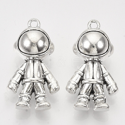 Tibetan Style Alloy Pendants X-TIBEP-T009-42AS-RS-1
