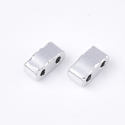 Electroplate Opaque Glass Seed Beads SEED-S023-20B-03-1