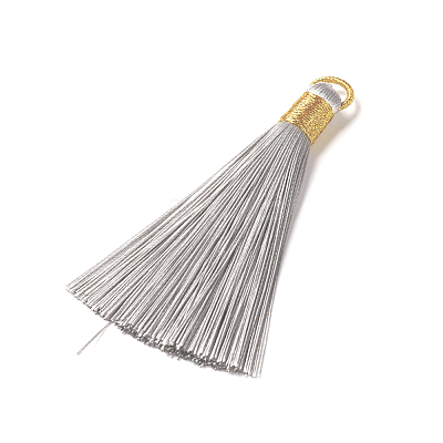 Polyester Tassel Pendants FIND-I009-D26-1