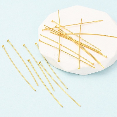 Brass Flat Head Pins HP5.0cmCY-G-1
