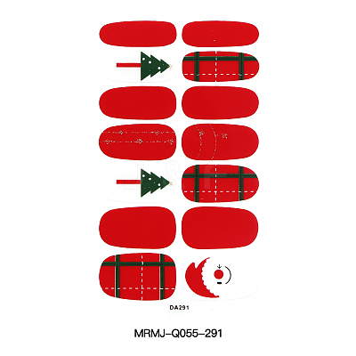 Full Cover Nail Art Stickers LS-MRMJ-Q055-291-1