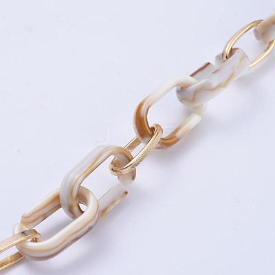 Handmade Paperclip Chains AJEW-JB00606-05-1