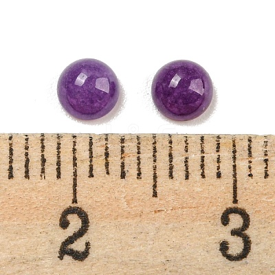 Natural White Jade Dyed Cabochons G-H309-03-22-1