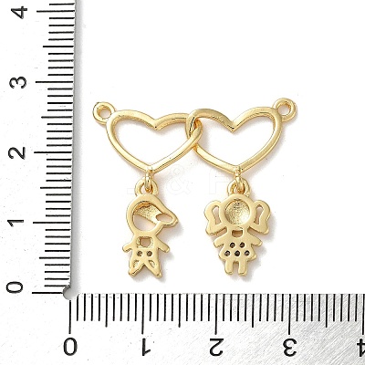 Brass Pave Cubic Zirconia Pendants KK-M287-04G-C-1