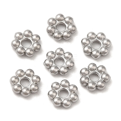 Non-Tarnish 304 Stainless Steel Spacer Beads STAS-H176-04A-P-1