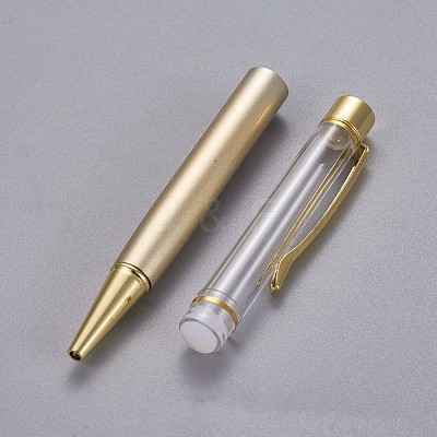 Creative Empty Tube Ballpoint Pens X-AJEW-L076-A35-1
