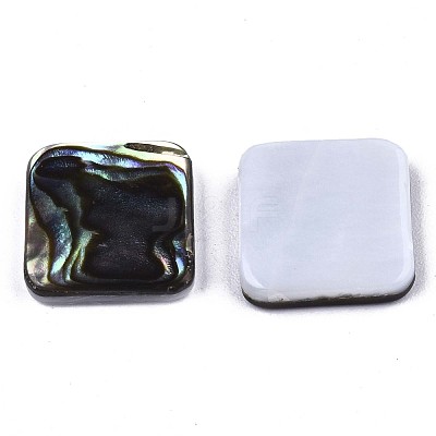 Natural Abalone Shell/Paua Shell Cabochons SSHEL-N034-75B-01-1