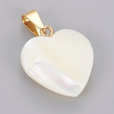 Shell Pendants STAS-F210-17G-U-1