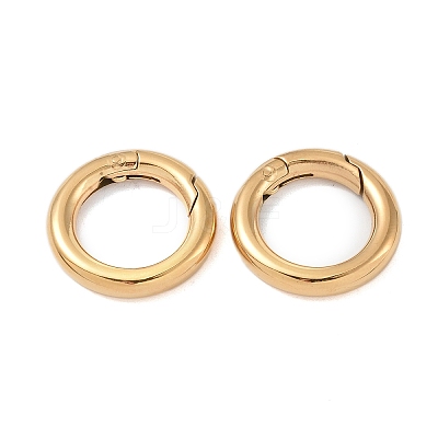 Ion Plating(IP) 316 Stainless Steel Spring Gate Rings X-STAS-M296-01G-B-1