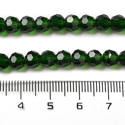 Transparent Glass Beads EGLA-A035-T6mm-D10-1