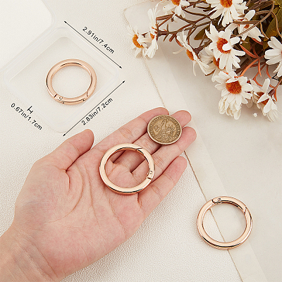 3Pcs Alloy Spring Gate Rings FIND-BBC0002-23KCG-02-1