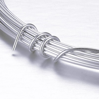 Round Aluminum Craft Wire AW-D009-1.5mm-10m-21-1