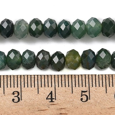 Natural Moss Agate Bead Strands X-G-D344-A11-1