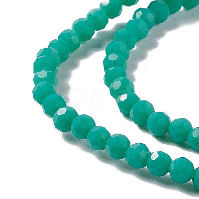 Faceted(32 Facets) Glass Beads Strands EGLA-J042-36A-M-1