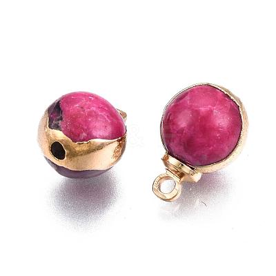 Natural Regalite/Imperial Jasper/Sea Sediment Jasper Charms G-T111-11E-1