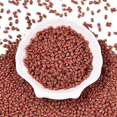 Baking Paint Glass Seed Beads SEED-T006-03T-1