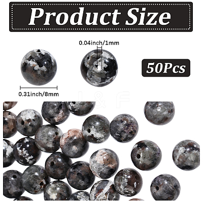 50Pcs Natural Fluorescent Syenite Rock(Glow under UV Light) Beads G-PA0002-37-1