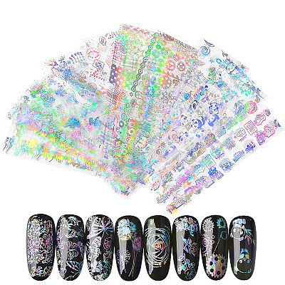 Shiny Laser Nail Glitter Stickers MRMJ-T009-019D-1