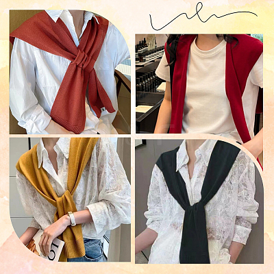 Polypropylene Sweater Shawl Wraps for Women AJEW-WH20080-27B-1