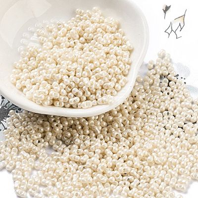 Opaque Colours Glass Seed Beads SEED-A033-06M-1