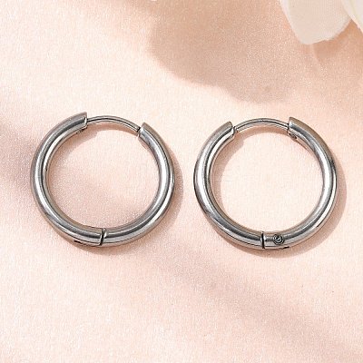 316F Stainless Steel Hoop Earrings EJEW-D341-01A-P-1