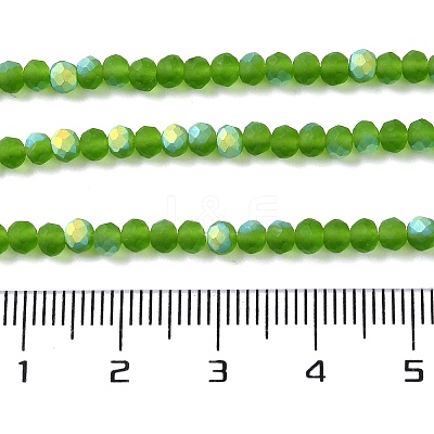 Imitation Jade Glass Beads Strands EGLA-A034-T3mm-MB11-1