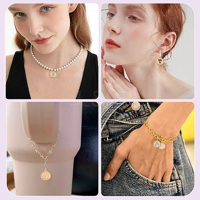 26Pcs 26 Styles Alloy Enamel Pendants ENAM-TA0003-49-1