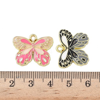 Alloy Enamel Pendants ENAM-P258-03G-M-1