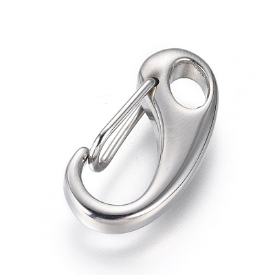 Tarnish Resistant 304 Stainless Steel Keychain Clasp Findings STAS-Q130-1