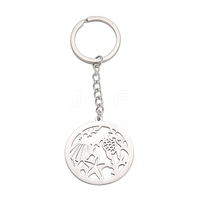 Non-Tarnish 304 Stainless Steel Keychains PW-WG92AAB-01-1