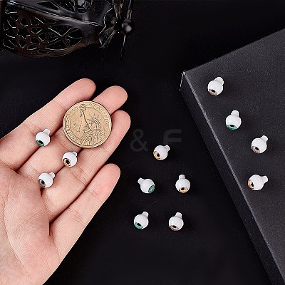 6 Pairs 3 Colors Teardrop Shaped Acrylic Doll Craft Eyes DIY-GA0004-57C-1