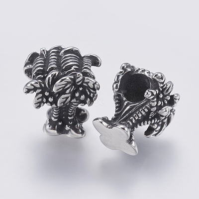 304 Stainless Steel Beads STAS-F139-061AS-1