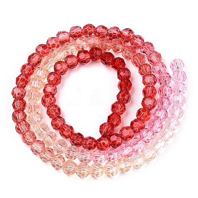 Transparent Glass Beads Strands LS-GLAA-E036-07N-1