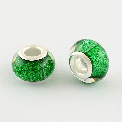 Large Hole Resin European Beads OPDL-R118-08B-1