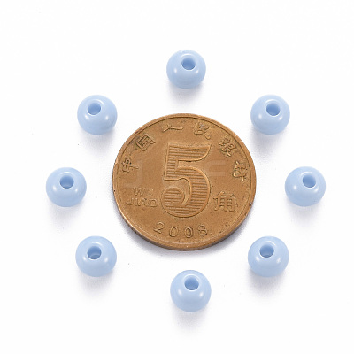 Opaque Acrylic Beads MACR-S370-C6mm-SS2113-1