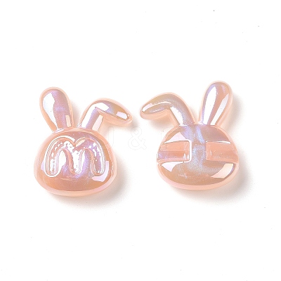 Opaque Acrylic Beads OACR-A010-09B-1