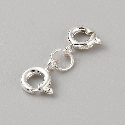 Stainless Steel Double Spring Ring Clasps STAS-WH0036-16S-1
