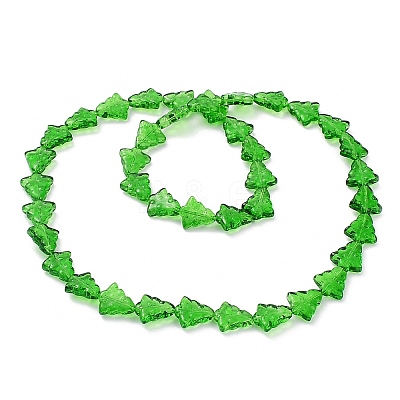 Transparent Glass Bead Strands X-EGLA-C002-A05-1