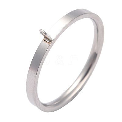 Non-Tarnish 304 Stainless Steel Finger Ring Settings RJEW-O045-09C-P-1