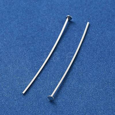 925 Sterling Silver Flat Head Pins STER-M117-03D-S-1