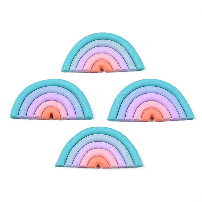 Handmade Polymer Clay Cabochons LS-CLAY-N010-030-04-1