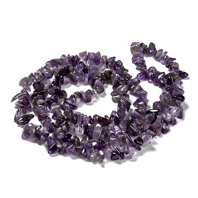 Natural Amethyst Beads Strands Z0RRN-1