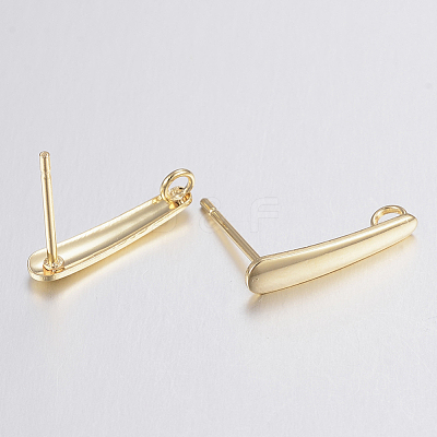 304 Stainless Steel Stud Earring Findings X-STAS-H436-22-1