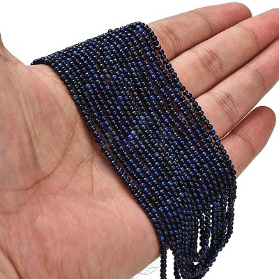 Dyed Natural Lapis Lazuli Beads Strands LS-G-H317-A01-1