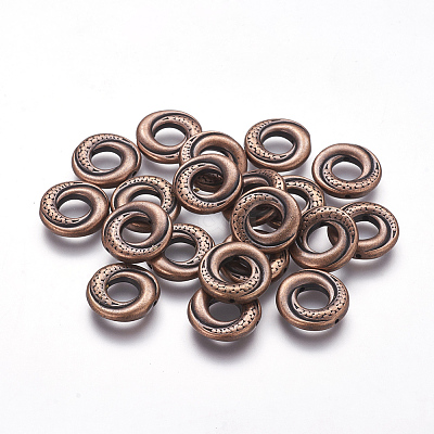 Tibetan Style Alloy Bead Frames PALLOY-B914-R-1
