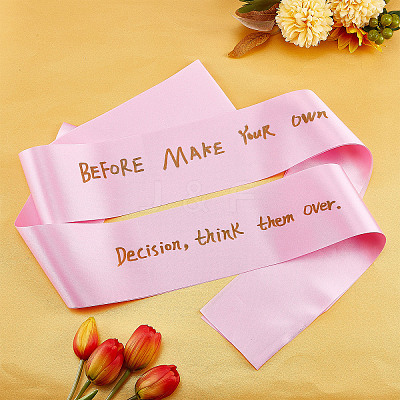 8Pcs Blank Satin Sashs AJEW-CP0001-69D-1