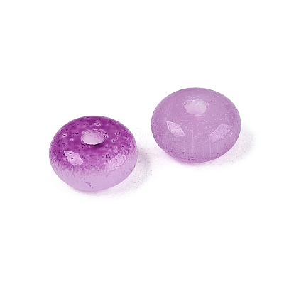 Baking Paint Imitation Jade Glass Beads GL-N006-01A-03-1